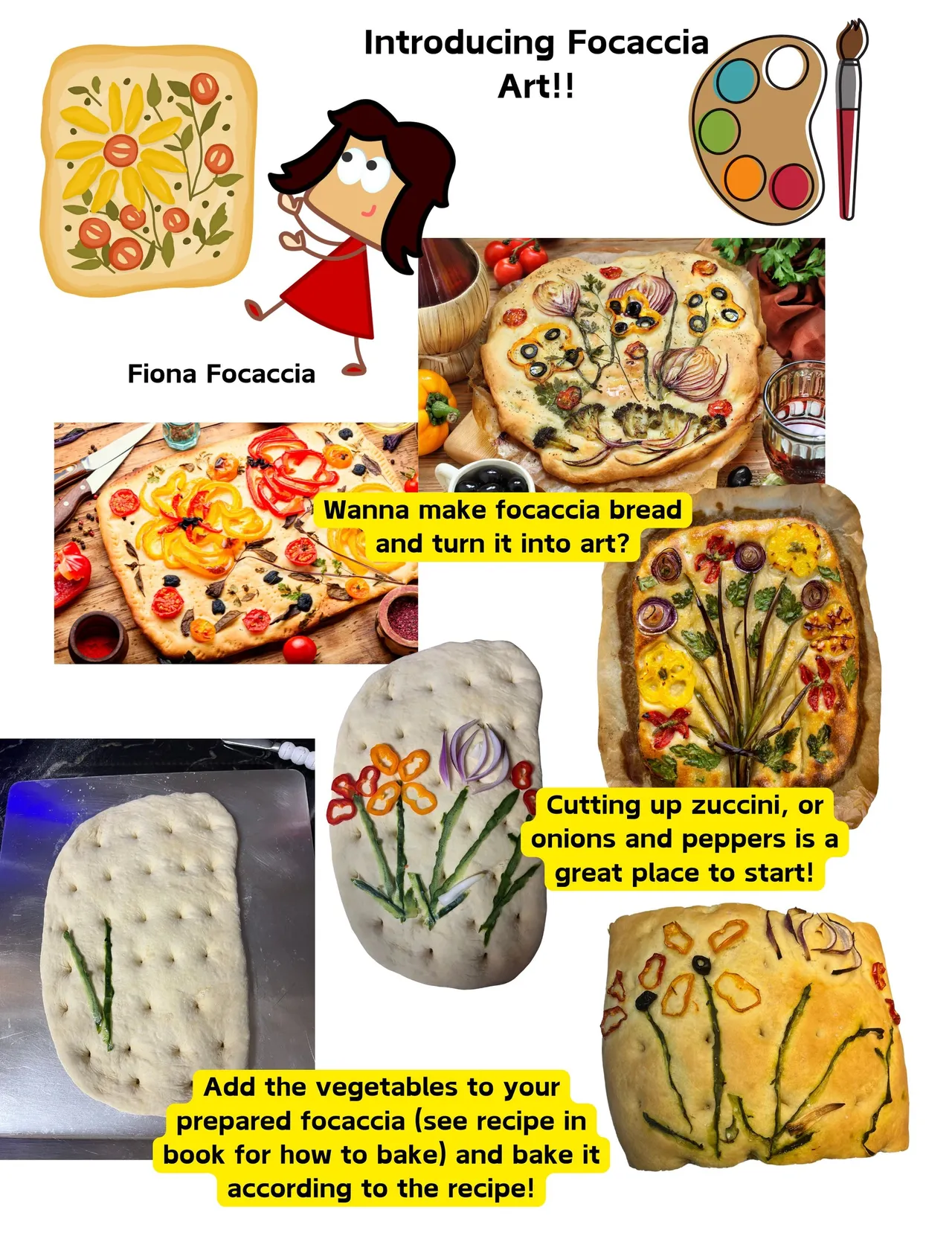 Read more about the article Introducing Focaccia Art with Fiona Focaccia!