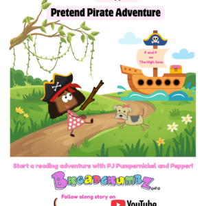 PJ Pumpernickel and Pepper’s Pretend Pirate Adventure YouTube Read Along (Digital Download)