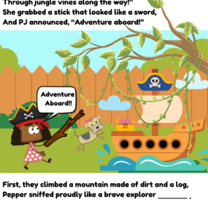 PJ Pumpernickel and Pepper’s Pretend Pirate Adventure YouTube Read Along (Digital Download)